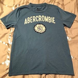 Abercrombie Kids Boy’s Embroidered Tee, Size 7/8